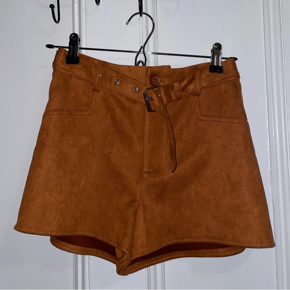 Forever 21 Brown Suede Shorts